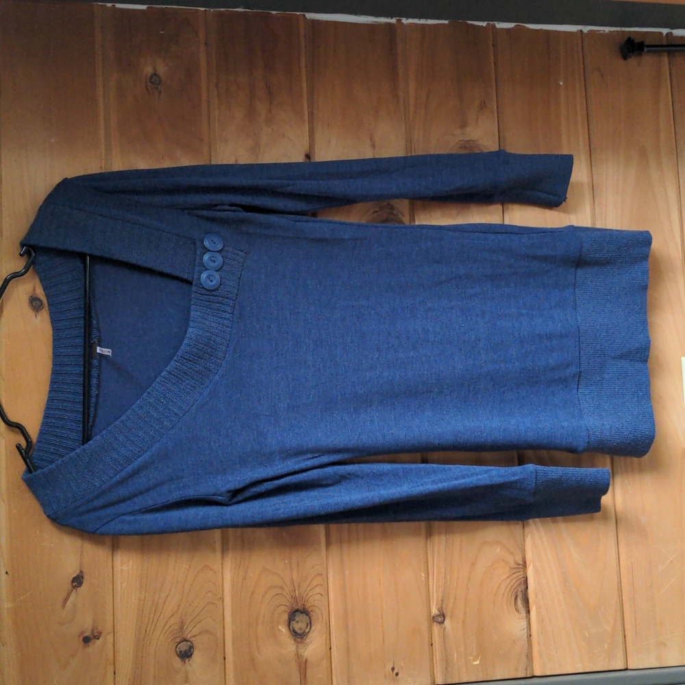 Long Blue Sweater